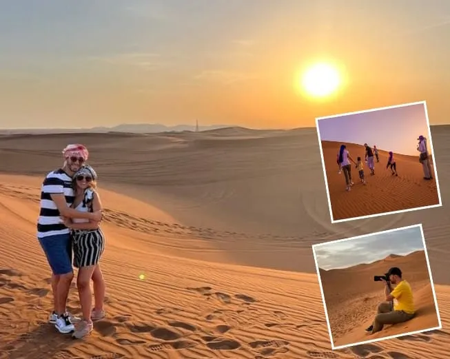 Sunset Desert Photography Dubai